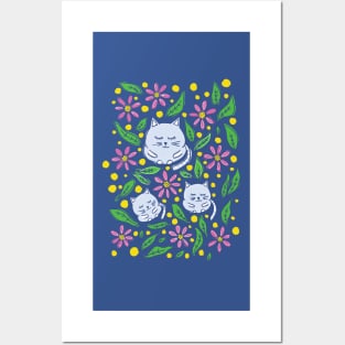 Garden Cats Posters and Art